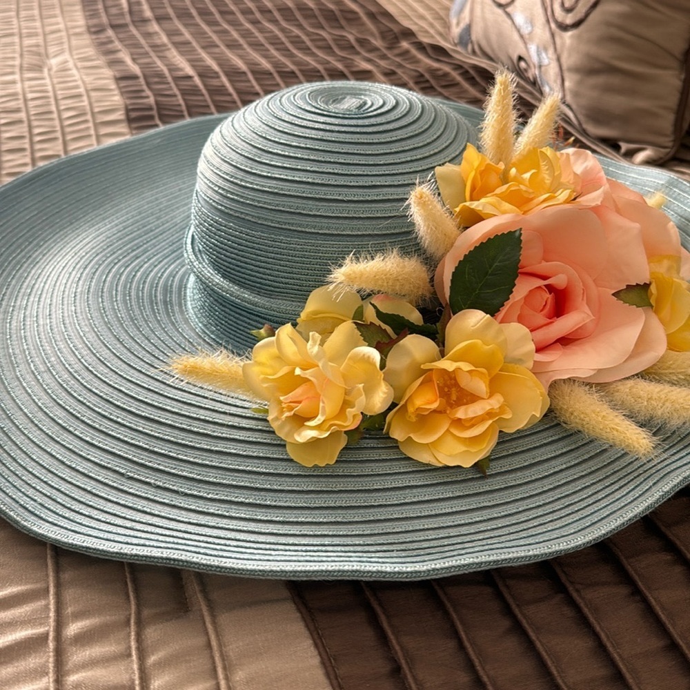 Fabulous Kentucky Derby, Easter, Sunday Hat!!  Customized Kokin Hat!